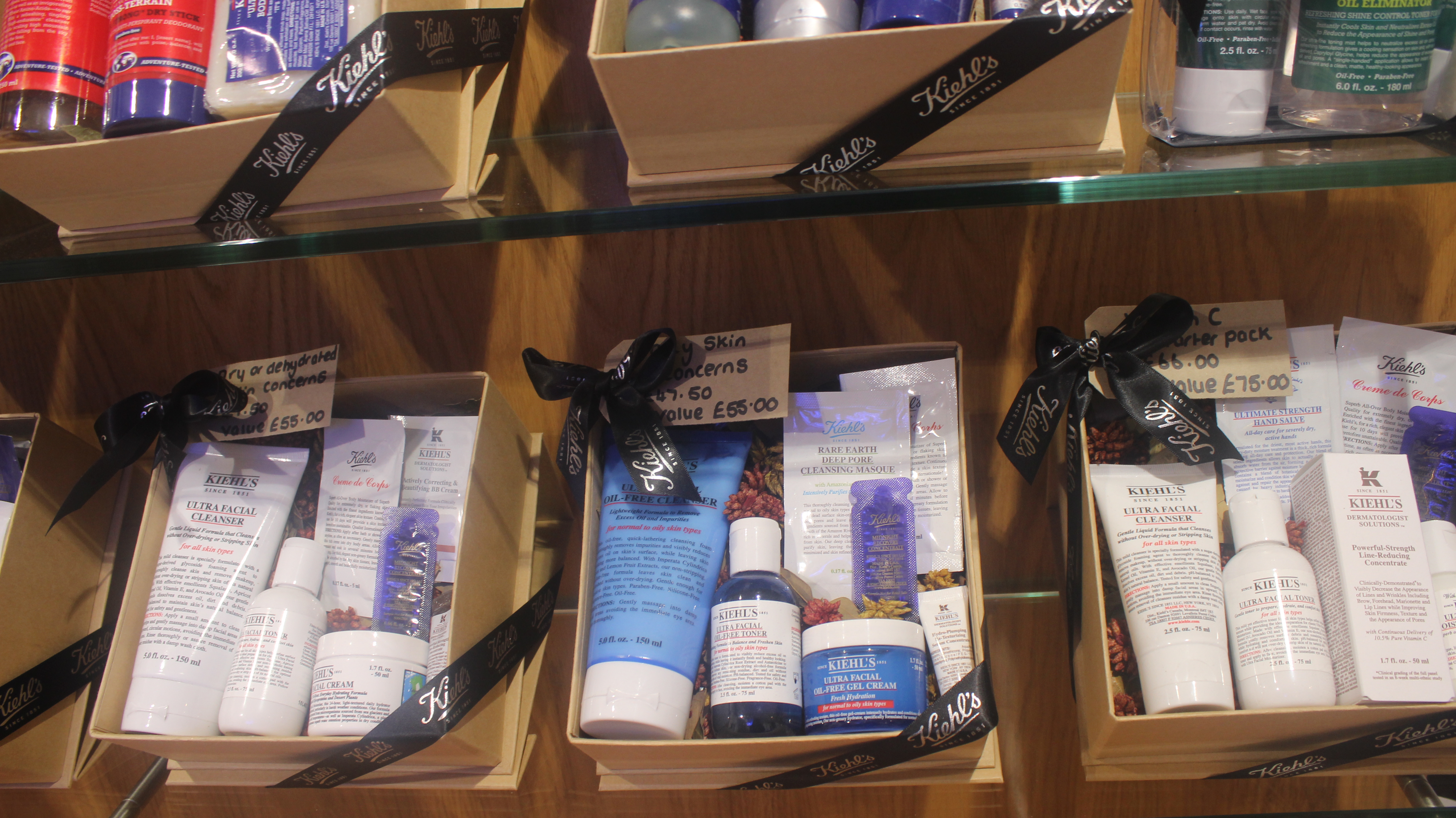 The Kiehls York Bloggers Event Kiehls Product Range
