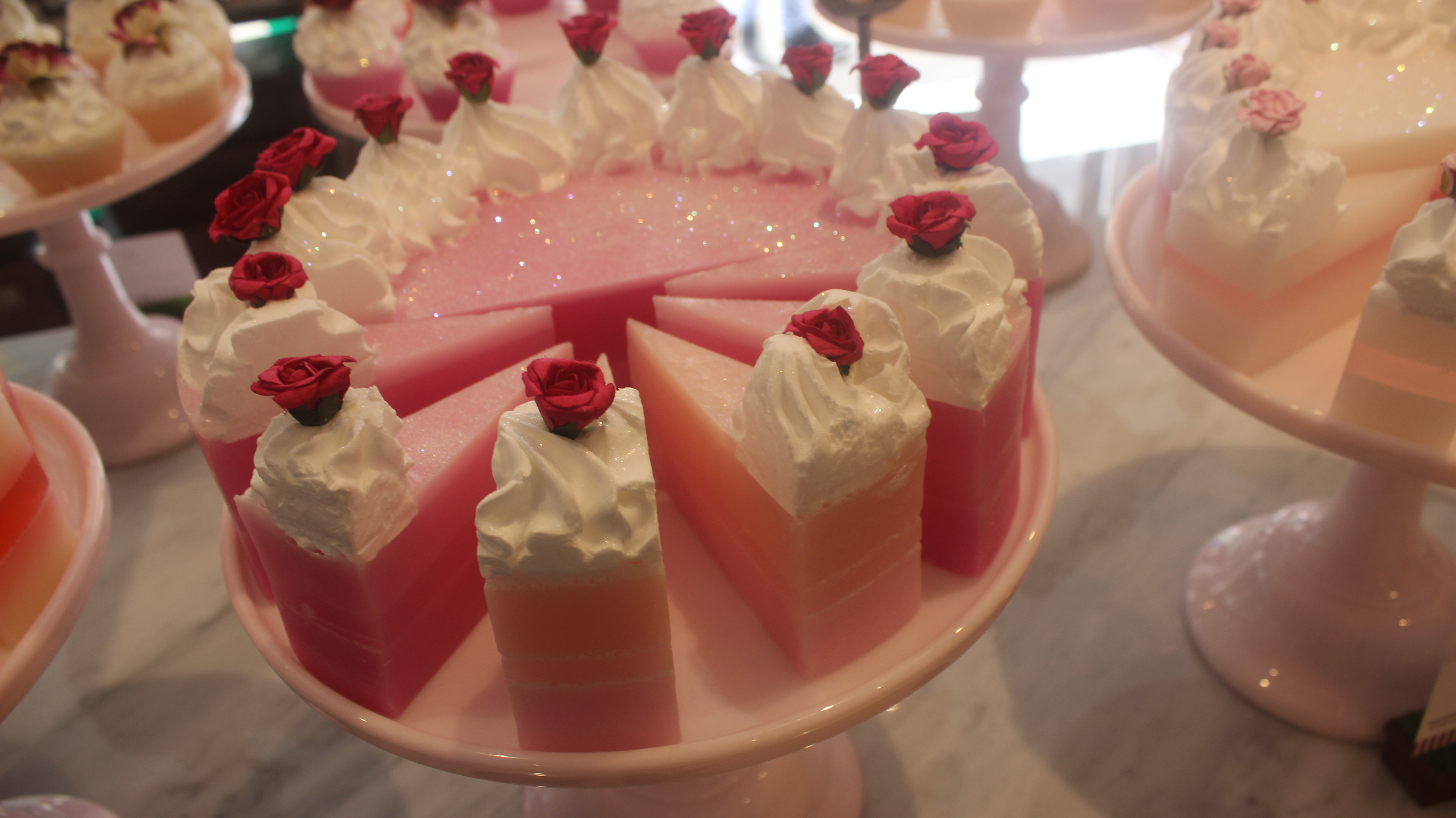 Crazy For Cherries | The Yorkshire Soap Company The Yorkshire Soap Company Cherry Bakewell Cake Slice Soap