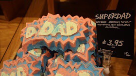 A blue star shaped bath bomb.