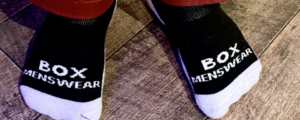 Stand On The Box, Stomp Your Feet | Box Menswear Black Sports Socks