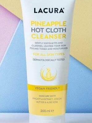 Well She Was Sellin’ Pineapple, Playin’ Ukulele | Aldi Lacura Pineapple Hot Cloth Cleanser