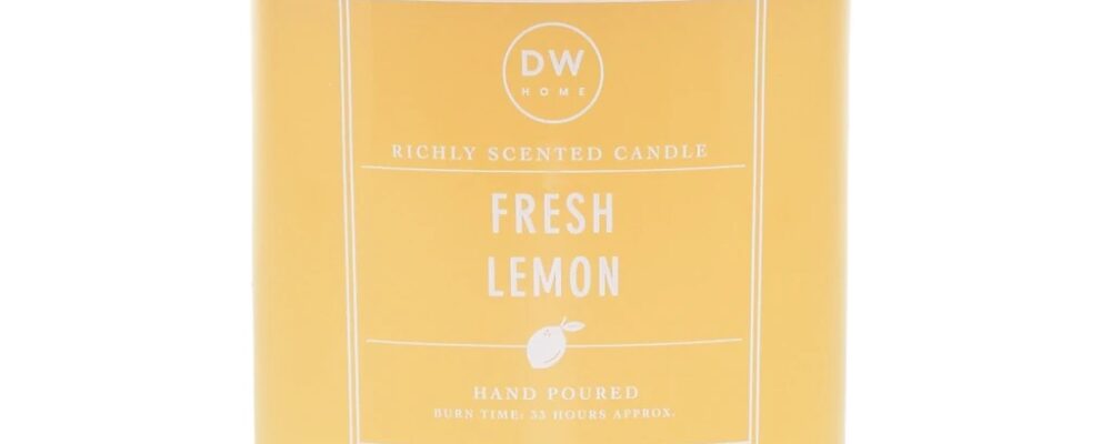 I Love The Smell Of Fresh Lemons Wafting Through My Home | DW Home Candles Fresh Lemon