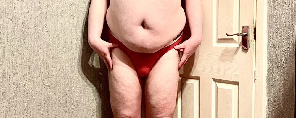 The Combination Of Two Totally Different Textures Feels Amazing Against My Skin | Molly & Tommy Red Cotton And Mesh Briefs