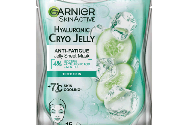 An Ice Bath Facial Always Wakes My Skin Up In The Morning | Garnier SkinActive Anti-Fatigue Hyaluronic Acid & Icy Cucumber Cryo Jelly Range | Gifted