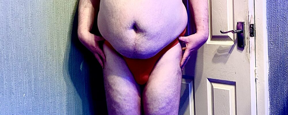 Accentuating The Contours Of My Body | Kiniki Red Contour Briefs