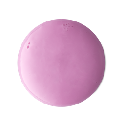 We'll Always Be Angels In The Snow | Lush Christmas 2024 Range | Body Wash, Body Scrub, Shower Gel & Shower Jelly | Gifted A medium circular puddle of some glossy pastel pink shower gel, on a white background.