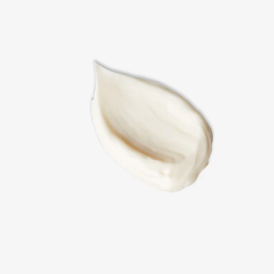 Using The Power Of Multi Peptides To Evolve Into Younger-Looking Skin | Evolve Organic Beauty Age Defying Multi Peptide Cream A medium circular puddle of some glossy creamy white moisturiser, on a white background.