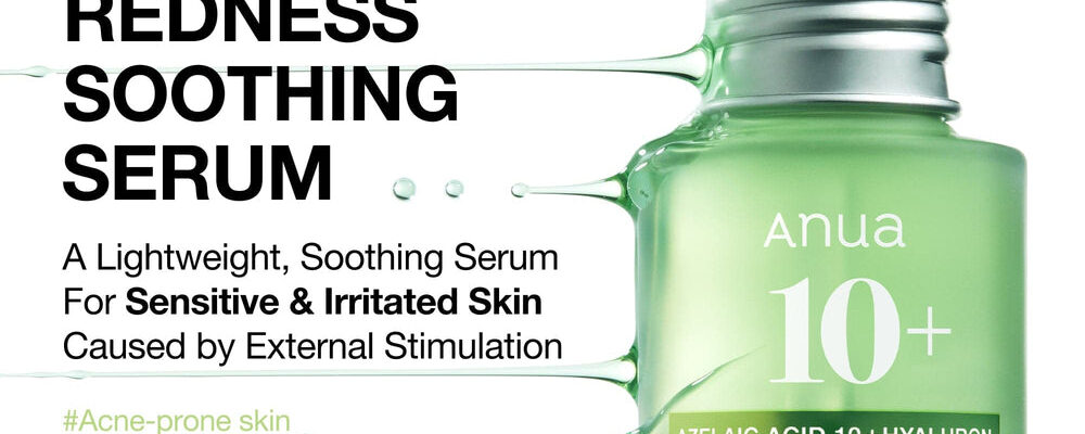 Renewing My Red & Inflamed Skin With Azelaic Acid | Anua Azelaic Acid 10 Hyaluron Redness Soothing Serum