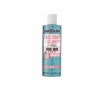 Finding A Bit Of Clarity Whenever I Wash My Face | Soap & Glory Face Soap & Clarity Facial Wash With Vitamin C A tall cylindrical bright turquoise plastic tube with a bright white plastic lid that has Soap & Glory Facial Wash with Vitamin C written in bright white writing, and Face Soap & Clarity written in bright pink writing on it, on a white background.